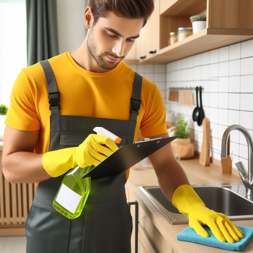 cleaning mobile app