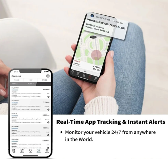 Thatcham S5 insurance approved vehicle tracking system in the UK for advanced security and recovery.