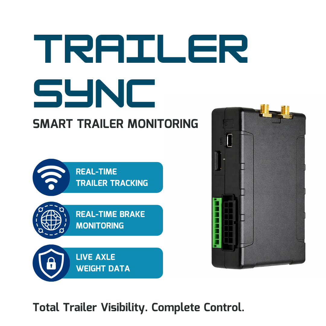 Advanced EBPMS trailer tracking solution with real-time GPS tracking, axle weight data, and brake monitoring for safer, smarter, and more efficient fleet management.